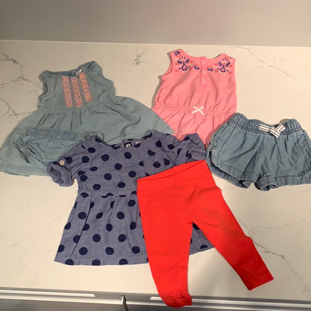 Baby Gurl Summer Outfits/Shorts Lot